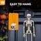 4 Pcs Halloween Skeleton 16" Posable Skeleton Decor, Full Body Posable Joints Halloween Outdoor Skeletons, Halloween Skeletons Decorations Outdoor Indoor, Plastic Hanging Skeleton Decorations